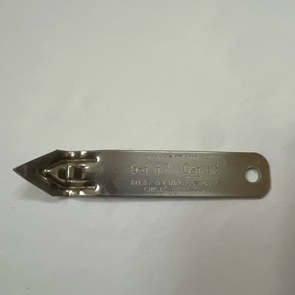 Beer Can Bottle Openers Lot of 5 Yusay Dobler Hamm's Meister Brau Atlas Prager